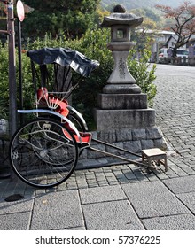 Rickshaw In Kyoto, Japan