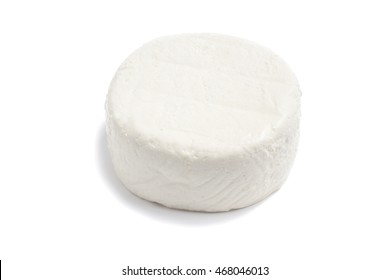 Ricotta Cheese In White Background. Ricota