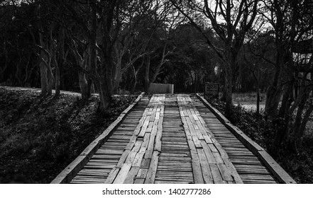 Ride Across The Rickety Wooden Bridge