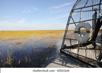 Ride With An Airboat In The Everglades, Florida