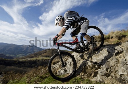 Rider in action at Freestyle Mountain Bike Session