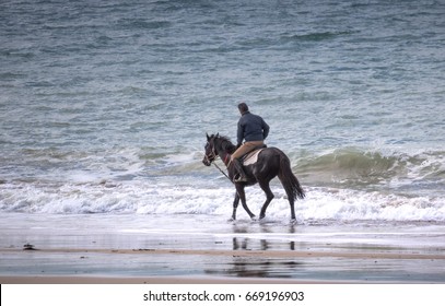 Rider on a Horse by the Sea.