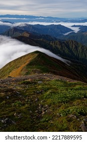 A Ridgeline Attacked By Clouds