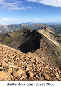 A Ridgeline In The Wasatch Mountains