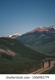 Riding Bikes Outside Crested Butte, CO