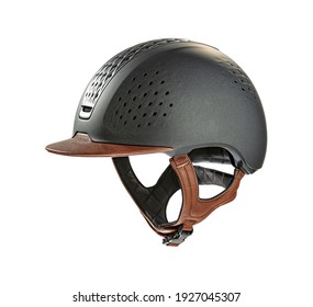 riding helmet on white background of free space  - Powered by Shutterstock