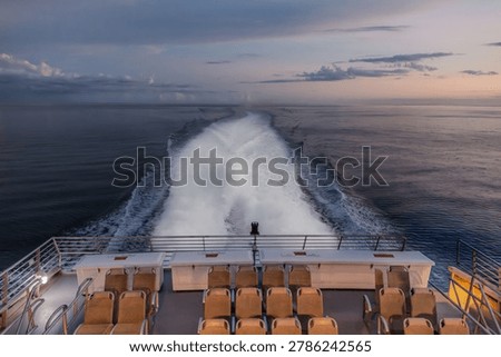 Riding the Key West Express at Dusk