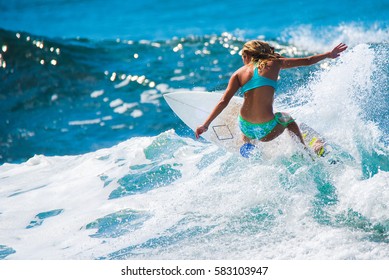 Riding the waves. Costa Rica, surf paradise