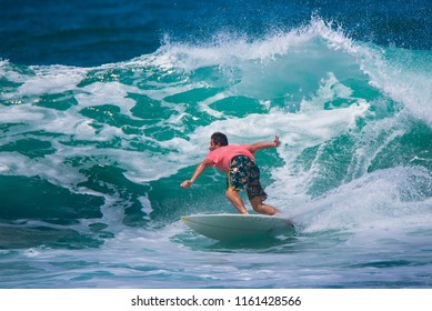Riding the waves. Costa Rica, surfing paradise