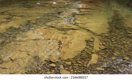 Riffle Water And River Bed