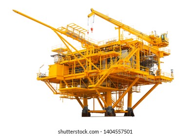 Rig Yellow Background Pitolum Oil & Gas