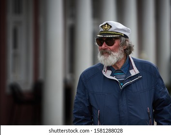 Riga, Latvia - 2019 Beautiful Image Of A Sea Captain