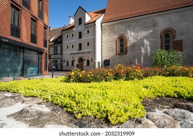 Riga, Latvia. 22 August 2021.  The Outdoor View Of Museum Of Decorative Arts And Design In The City Center.
