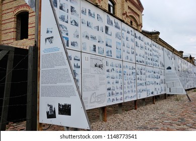 Riga, Latvia - July 24, 2018 - The Riga Ghetto And Latvian Holocaust Museum Located In The Historic Area Bordering The Former Ghetto In Riga