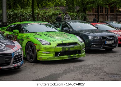 Riga / Latvia - May 22, 2013: Gumball 3000 Rally Car Show In Streets Of Latvia, Riga.