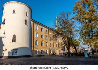 Riga, Latvia - October 16, 2019, Arrival Of President Volodymyr Zelensky Of Ukraine And President Egils Levits Of Latvia