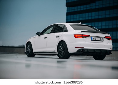 white audi a4 images stock photos vectors shutterstock https www shutterstock com image photo riga lv nov 16 2019 audi 1566309286