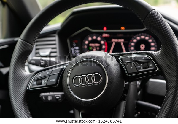 Rigalatvia 20 September 2019 Audi A1 Royalty Free Stock Image