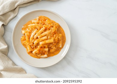 Rigatoni Penne Pasta Creamy Tomato Or Pink Sauce