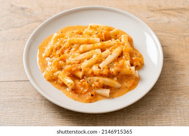 Rigatoni Penne Pasta Creamy Tomato Or Pink Sauce