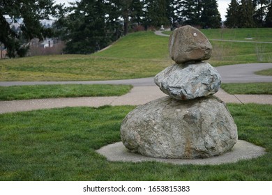 The Right Path, Three Stacked Stones