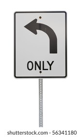 Right Turn Only Sign