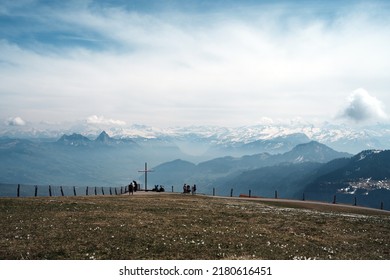 The Rigi Mountain Of Switzerland