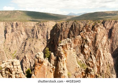 rigid rocky cliffs
