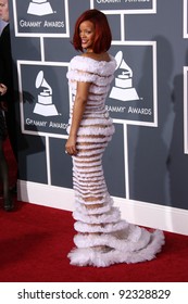 Rihanna  At The 53rd Annual Grammy Awards, Staples Center, Los Angeles, CA. 02-13-11