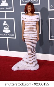 Rihanna At The 53rd Annual Grammy Awards, Staples Center, Los Angeles, CA. 02-13-11