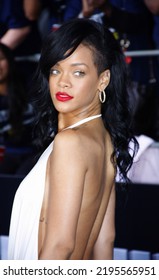 Rihanna At The Los Angeles Premiere Of 'Battleship' Held At The Nokia Theatre L.A. Live In Los Angeles, USA On May 10, 2012.