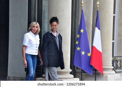 Rihanna Visits Brigitte Macron In Paris
Palais De L' Elysee, Paris, France (July 26, 2017)