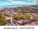 Rijeka - panoramic view from Trsat Castle - Croatia