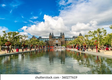 Rijksmuseum Amsterdam Museum With Words I Amsterdam In A Summer Day