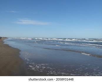 Rimini beach, sea, sun on adriatic sea - Shutterstock ID 2058931448