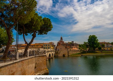 Rimini, Tiberius Bridge Over The Marecchia River