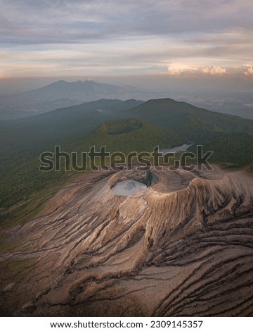 Rincon de la Vieja Volcano aerial view 1