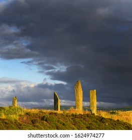 Ring Of Brodgar – Part Of The Heart Of Neolithic Orkney – UNESCO World Heritage Site, Scotland UK