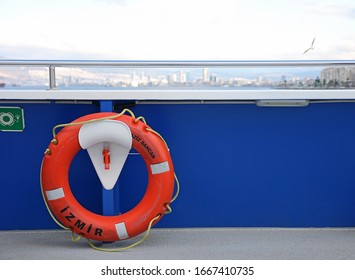 Ring Buoy With A Flashlight
Jan 08, 2020 Izmir / Turkey
City Ferry Deck Named Aziz Sancar