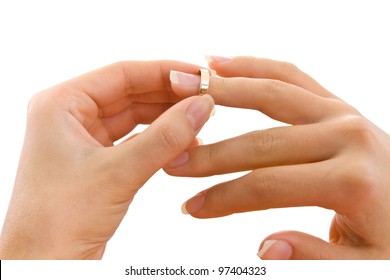 ring in hand