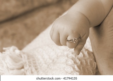 Ring On Baby Finger