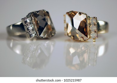 Ring with precious stones - Shutterstock ID 1025215987