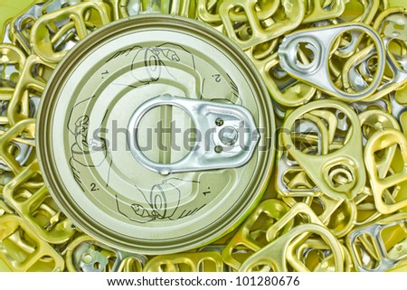 Ring pull open the cans.