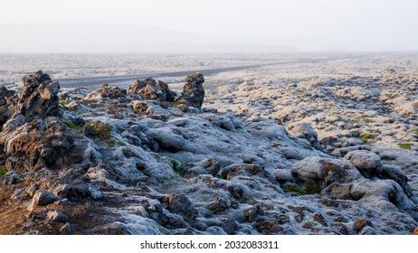 Ring Road Through Eldhraun Lava Field, South Iceland