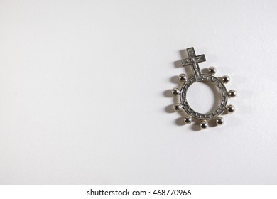 Ring Rosary On Isolated Background