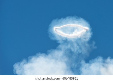 Ring Smoke Spectacular Phenomenon Steam Areola Stock Photo 606485981 ...