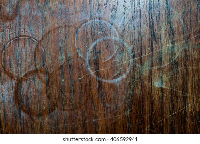 Ring Stain Of Hot On Work Table