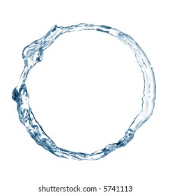 Ring Of Water. Picture Was Made In A Studio