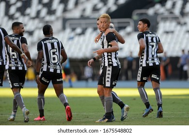 Rio, Brazil - March 15, 2020: Keisuke Honda Player In Match Between Botafogo And Bangu By Carioca Championship  In Nilton Santos Stadium