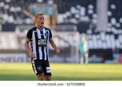 Rio, Brazil - March 15, 2020: Keisuke Honda Player In Match Between Botafogo And Bangu By Carioca Championship  In Nilton Santos Stadium